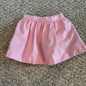 Janie and Jack Pink Striped Baby Skirt
